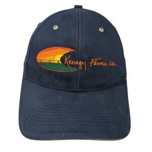 Kenagy Farms Ltd. Slideback Hat Blue One Size Embroidered Falcon